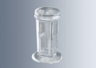 Tárgylemezfestő üvegdoboz, Coplin f., kerek, 5 részes