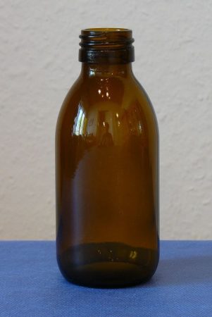 Gyógyszeres üveg DIN 28,  100 ml (72 db/tálca)