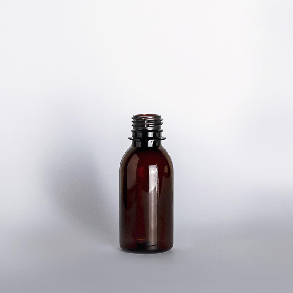 Image of PET palack, barna, 125 ml (100 db/doboz)