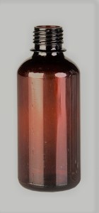 Image of PET palack, barna, 30 ml kupakkal